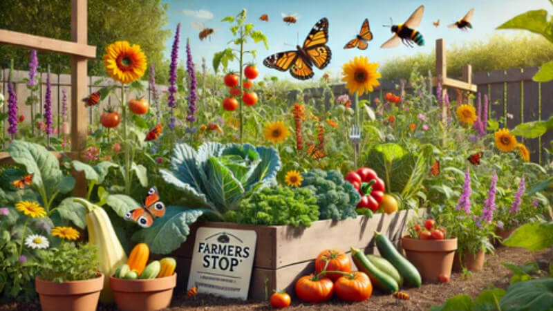 Encourage Pollinators and Biodiversity