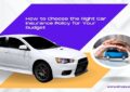choose car insurance